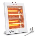 Lifelong Regalia 800 Watts Quartz Room Heater for Home with 2 Power settings, ISI Certified, 2 Rod Heater for Room |Cord Length 1.5 Meter| 1 Year Manufacturer’s Warranty (LLQH922, White)
