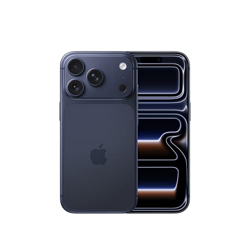 Apple iPhone 17 Pro 256 GB: 15.93 cm (6.3″) Display with Promotion up to 120Hz, A19 Pro Chip, Breakthrough Battery Life, Pro Fusion Camera System with Center Stage Front Camera; Deep Blue