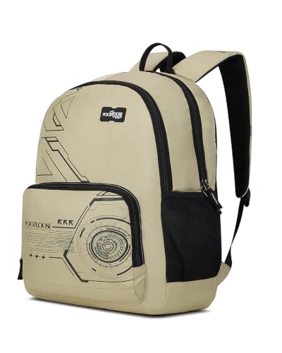 FOOTLOOSE by Skybags Nomad 26L Laptop Backpack (15.6″), 3 Compartments, Beige