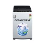 Haier 7 Kg 5 Star Fully Automatic Top Load Washing Machine with Oceanus Wave Drum, Magic Filter, 8 Wash Programs (HWM70-AEN, Moonlight Silver, Stainless Steel Drum, 15 Mins Quick Wash)