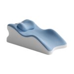 HEAVENGLOW Leg Pillow Comfortable with Zipper Support Cushion for Camping Travel Office Blue