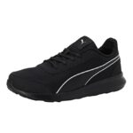 Puma mens Dazzler Black-Silver Running Shoe – 8 UK (39178201)