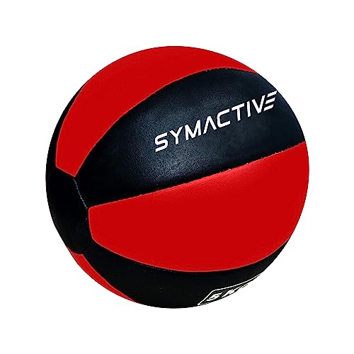 Amazon Brand – Symactive Exercise Ball/Strength Ball, Multicolor, 8 Kg