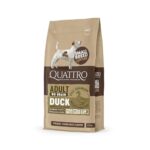 Quattro Dog Food for Small Breed Adult Dogs| 1.5KG | Duck Formula | Super Premium Dry Dog Food | High Protein | Complete & Balanced Nutrition | Healthy Digestion | Skin & Coat Health