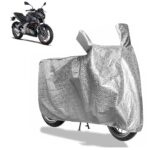 Sulfar Bike Cover for Bajaj Pulsar F250 (2026 Relaunch) (Sports Semi-Faired) | Waterproof, Dustproof & UV Protected | All Weather Two Wheeler Cover (Silver) New 2026 Variants