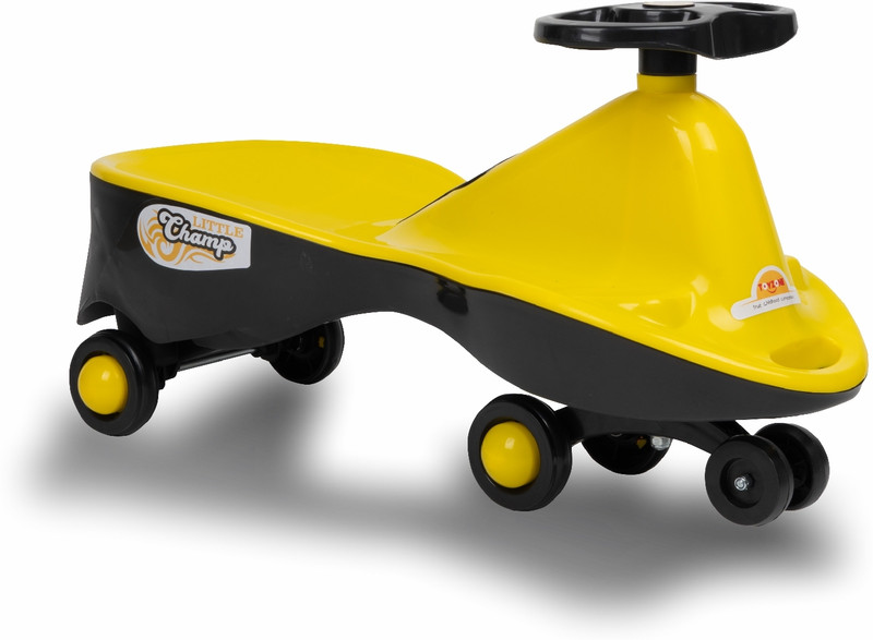 Miss & Chief Little Champ Magic Car � Kids Swing Car(Ages 2+)|Twister Ride-On|Pedal-Free Car Rideons & Wagons Non Battery Operated Ride On(Yellow)