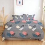 IVAZA Super Soft Ezyption Cotton King Size AC Comforter II Blanket II Duvet for Double Bed Bedding Set with 1 Flat Bedsheet and 2 Pillow Cover, 4 Piece Comforter Set Zenith Blue
