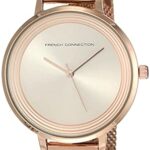 French Connection Analog Rose Gold Dial Women’s Watch-FCN0001F