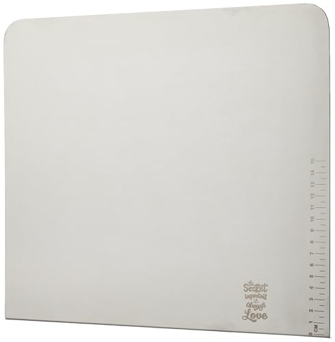 HomeWiz Large Steel Chopping Board for Kitchen – 100% Stainless Steel Cutting Board | Heavy Duty Chopping Board | Non-Porous Hygienic Surface for Vegetables, Meat & Fish, Rust-Resistant | 36 x 30 cm