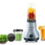 ACTIVA Easy Mix Nutri Mixer Grinder 2 Jars 500W 22000 RPM Motor Speed for Smoothies, Chutney & Shakes, Shock Proof ABS Body, Nano Grinding Technology, 2 Years Warranty