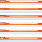 HALONIX BATTEN STREAK SQUARE CW PK 6 20 W 120 cm Tube Light(White, Pack of 6)