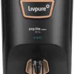 LIVPURE PEP LITE COPPER 7 L RO + Copper Water Purifier |6 Stage Water Purifier | Suitable for Borewell/Tanker/Municipal Water|(Black)