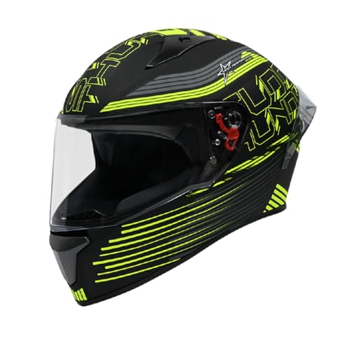 Studds Thunder D11 Isi and Dot Certified Full Face Motorcycling Helmet for Men and Women with Clear Visor
