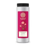 Forest Essentials Silken Dusting Powder Indian Rose | Natural Body Powder with Rose Oil | Corn Starch with Cocoa Butter | Leaves Skin Fresh, Soft & Fragrant