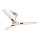 LONGWAY Creta P1 1200 mm/48 inch Ultra High Speed 3 Blade Anti-Dust Decorative Star Rated Ceiling Fan (Ivory, Pack of 1)