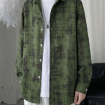 Try This Men Color Block Casual Green, Multicolor Shirt