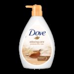DOVE Relaxing Shea Butter Body Wash with Vanilla for Soft Skin, Soothing Scent(1000 ml)