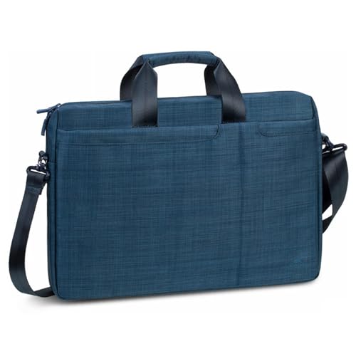 RIVACASE Biscayne Laptop Bag 15.6 Inches Versatility and Style Compact Shoulder Bag for Notebooks Ultra Light Computer Bag for Women/Men/Travel/Business, Compatible with Laptop Macbook Pro 15.6 inch