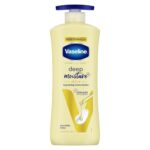 Vaseline Deep Moisture Body Lotion with Ceramide Hyaluron Fillers | 10X More Moisture for Cushion Soft Glowing Skin | For Dry Skin | Lightweight Non-Sticky Formula | 600ml