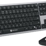 Portronics Key4 Wireless Keyboard Mouse Combo Full Size Numpad 2.5GHz Receiver Wireless Standard Laptop Keyboard Compatible with Laptop(Grey)