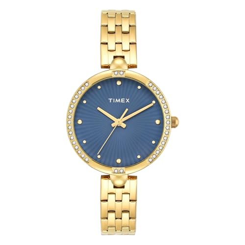 TIMEX Blue Round Dial Analog Women’s Watch – TWEL22601