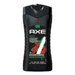 Axe Africa 3 In 1 Body, Face & Hair Wash for Men, Long-Lasting Refreshing Mandarin & Sandalwood Fragrance for Up To 12hrs, Natural Origin Ingredients, Removes Odor & Bacteria, No Parabens, Dermatologically Tested, 250ml