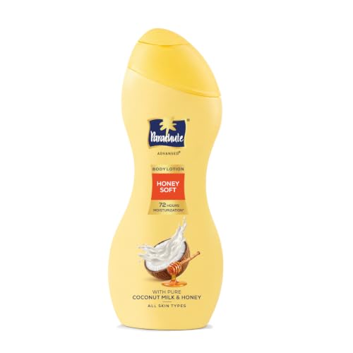 Parachute Advansed Honey Soft Body Lotion, With Honey, 100% Natural, Dry Skin Moisturizer, Silky Smooth Skin, 225ml