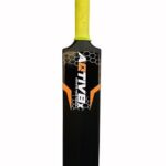 AQTIV8x Plastic Cricket Set with Golden Plastic Bat Size 6 & 1 Piece Red Tennis Cricket Ball