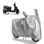 Sulfar Bike Cover for Ampere Magnus Pro/Primus (EV) (Electric Scooter) | Waterproof, Dustproof & UV Protected | All Weather Two Wheeler Cover (Silver) New 2026 Variants