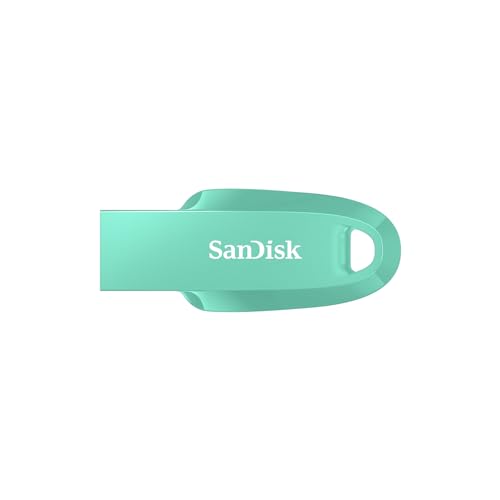 SANDISK Ultra Curve 32GB, USB 3.2, Flash Drive, 100MB/s R, Pendrive, Green (SDCZ550-032G-I35G)