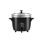 Havells RISO Plus Rice Cooker| Large 1.8 Litre| 700W| 24-Hour Keep Warm Function| Hygienic Trivet Tray| Auto-Shutoff| Spatula & Measuring Cup Included| SS Lid| 2Yr Door Step Warranty by Havells