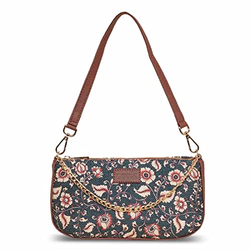 ZOUK Baguette Bag | Crossbody Bags for Women | Women’s Handbags | Stylish Sling Bag for Woman | Vegan Leather Evening Bag |Purse and Wallet