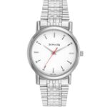 Sonata Quartz Analog White Dial Silver Stainless Steel Strap Watch for Men – NT7987SM03W