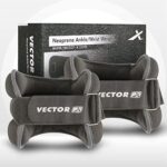 Vector X AW-20 Ankle Weight Arm Wrist Gym for Foot Exercise Training Workout Walking Jogging Yoga (4Kg) (1kg)
