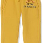 United Colors of Benetton Boy’s Regular Casual Pants (30446ECOMI_Yellow_12 Years-13 Years)