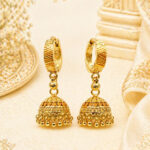 VINEET COLLECTION 001 Brass Hoop Earring, Jhumki Earring