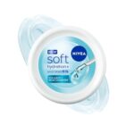 NIVEA Soft Hydration+ Serum Infused Gel Moisturizer for Plump & Bouncy Skin | Face Cream with Hyaluron & Niacinamide | 100Hr Hydration | Quick Absorbing Moisturiser for All Skin Types | 300ml