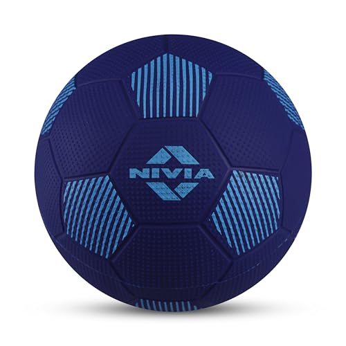 Nivia Home Play Football for Kids, Soft & Lightweight Toy Ball, Safe for Indoor Play, Size – 3 (Blue), Pack of 1