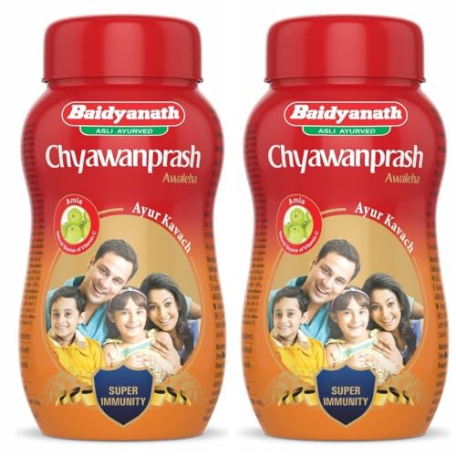 Baidyanath Asli Ayurved Chyawanprash | Natural Immunity Booster – 450 gm (Pack of 2)