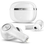 boAt Nirvana Ion ANC, Active Noise Cancellation(~32dB), 120Hrs Battery, App Support, Crystal Bionic Sound, 4Mics ENx, v5.3 Bluetooth Earbuds, TWS Ear Buds Wireless Earphones with mic (Quartz White)