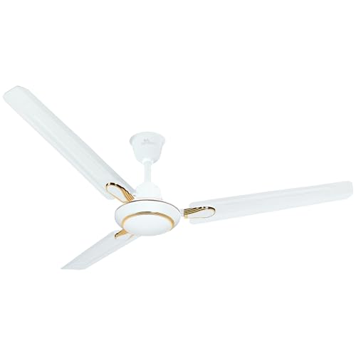 RR Signature Dhoom 1200MM Star-rated BEE Certified Energy Efficient 52-Watt High Speed Ceiling Fan For Home (White), 2 Year Warranty