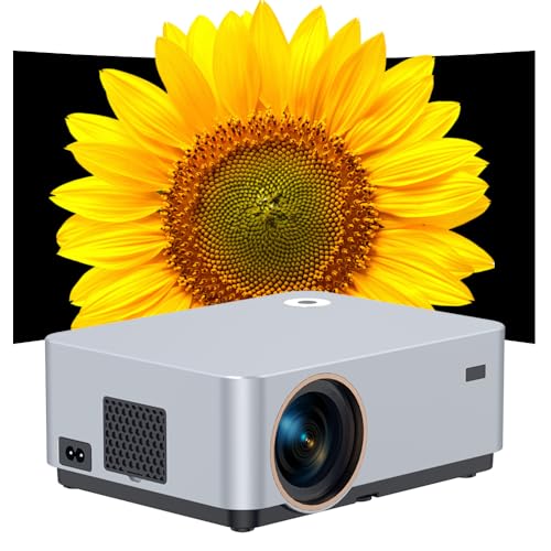 Punnkk X4 Android LED 7500 Lumens Projector, 4K Support, Native 1080p, Smart Wi-Fi & Bluetooth Auto Keystone Correction 2GB/16GB Home Theatre Projector