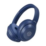 pTron Studio Classic with 75Hrs Playtime, Dual Device Pairing, Wireless Over Ear Headphones with HD Mic, Deep Bass, TruTalk AI-ENC Calls, Low-Latency Game & Music, BT5.4 & Type-C Charging (Navy)