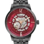 French Connection Men Analogue Automatic Burgundy Dial Watch-FCA20BM