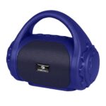 Zebronics ZEB-COUNTY 3W Wireless Bluetooth Portable Speaker With Supporting Carry Handle, USB, SD Card, AUX, FM & Call Function (Blue)