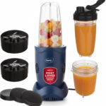 Pigeon Quick Blend 400 W Mixer Blender(19004614 | 3 Jars | Blue)
