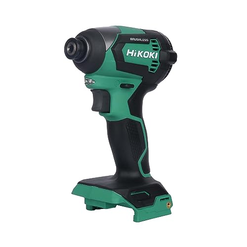 HIKOKI WH18DEF4Z Cordless Impact Driver, 18V, 175 Nm, 6.35mm Hex Bit Shank, 0-3100 RPM, High Responsive Trigger Switch, 1.5 Kg, Bare Tool
