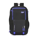 Skybags Porto Spacious 40L Weekender Backpack, 2 Compartments, Black-Blue