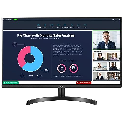 LG 32Qn600 32 Inches (80 Cm) Qhd 2K LCD 2560 X 1440 Pixels IPS Display 3 Side Borderless – HDR 10, Srgb 99%, AMD Free Sync – Dual Hdmi, Display Port (Black)