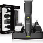 One Plus OP 531 Pro Max 14 in 1 Face, Body & Private Parts,DualCut Tehnology Grooming Kit Trimmer 120 min Runtime 4 Length Settings(Black)